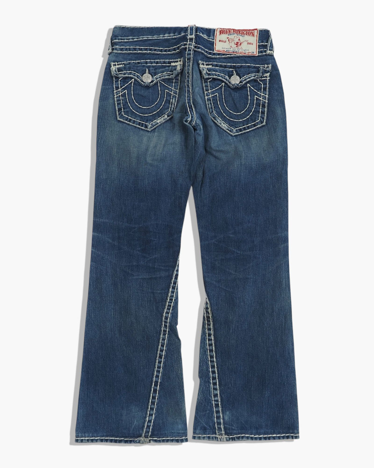Vintage Flared True Religion Jeans Damen L