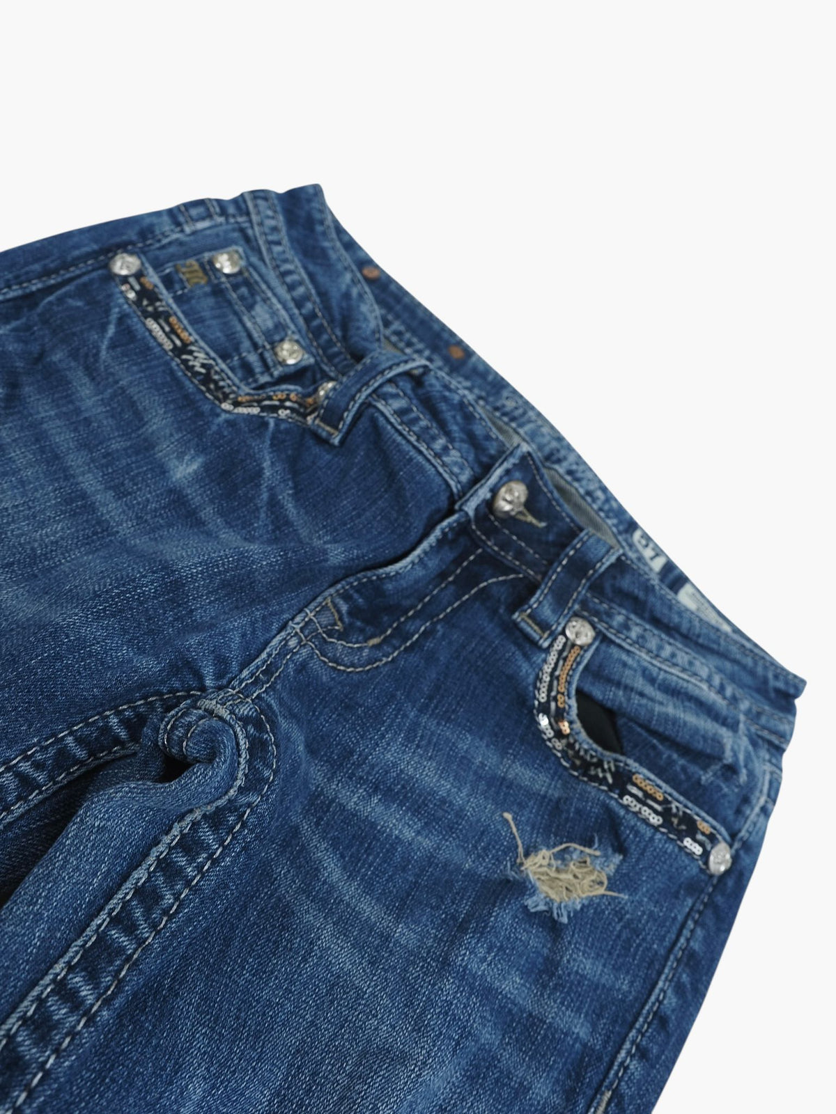 Vintage Bootcut Miss Me Jeans Damen S
