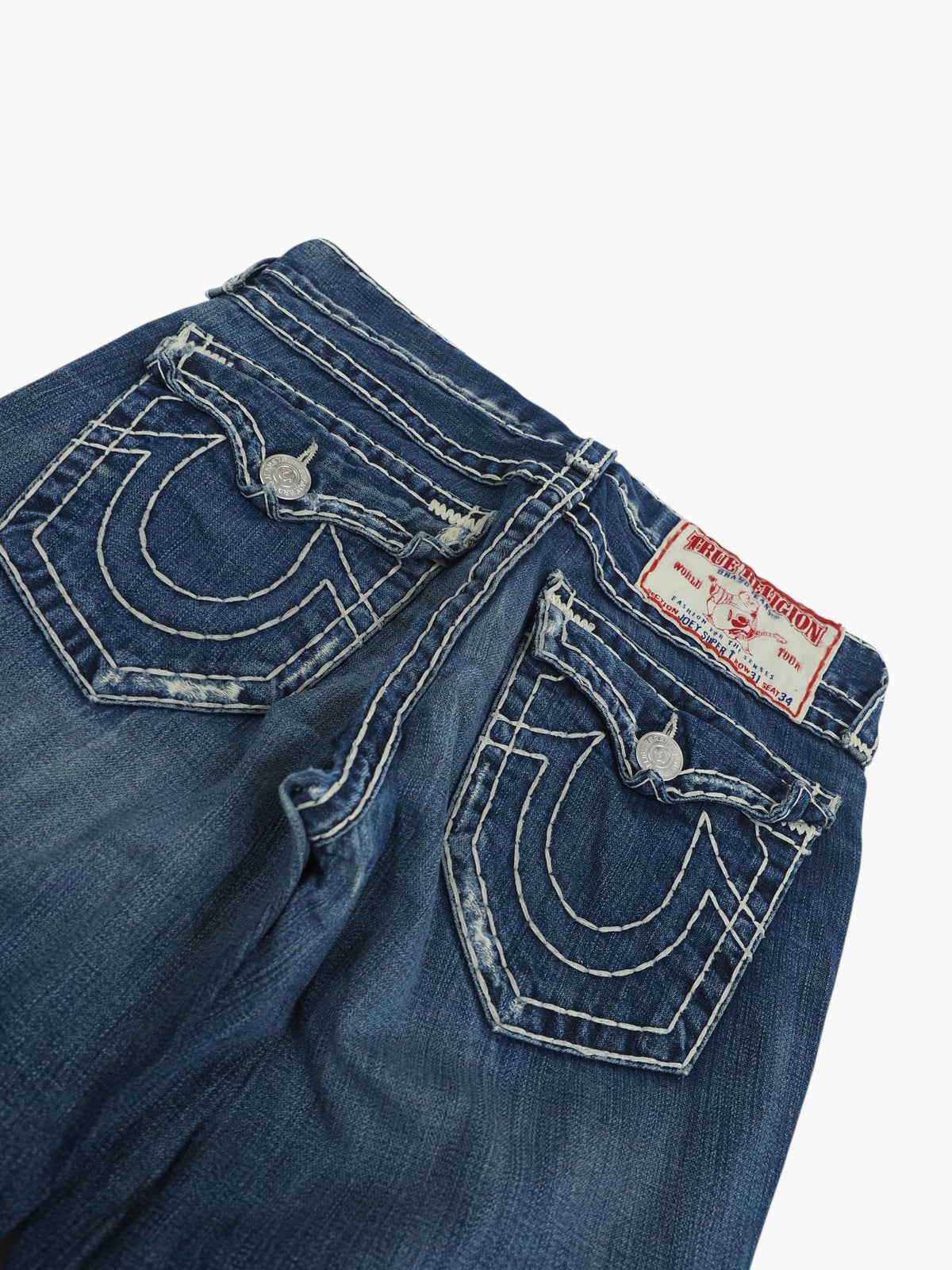 Vintage Flared True Religion Jeans Damen L
