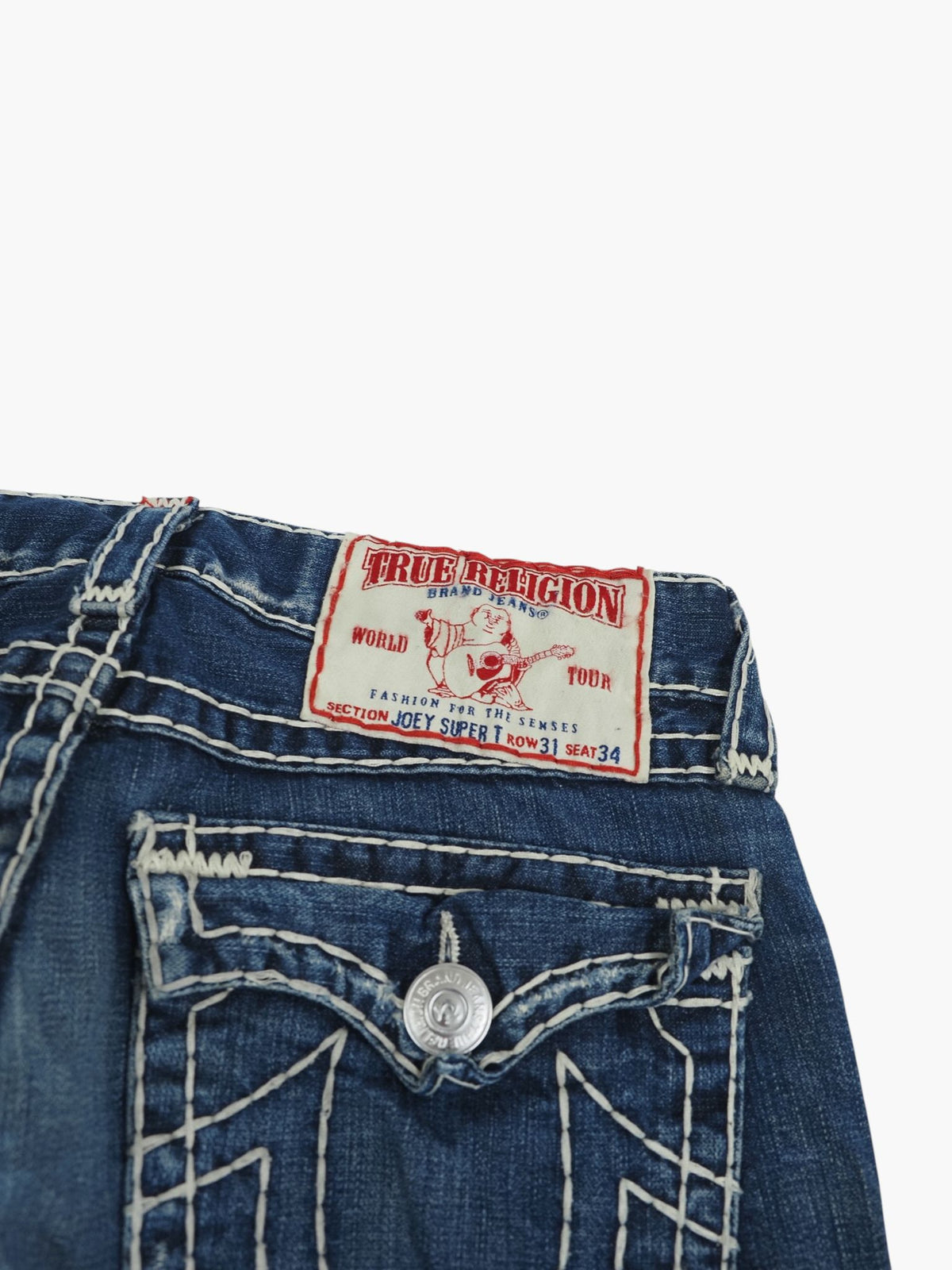 Vintage Flared True Religion Jeans Damen L