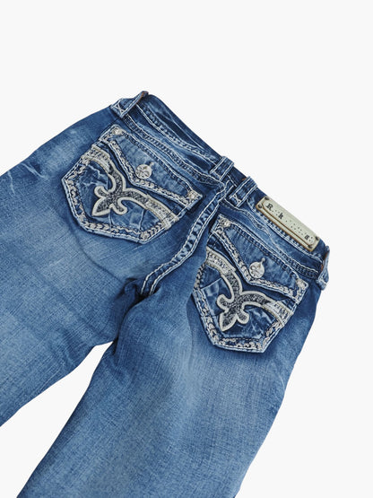 Vintage Bootcut Rock Revival Jeans Damen S